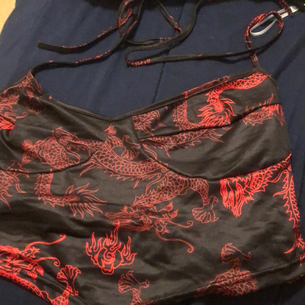 A dragon style crop top